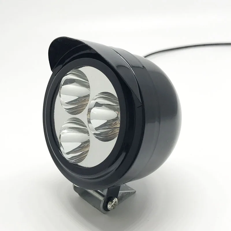 1 шт. фара для мотоцикла LED 12 в 9 Вт мотора белая приспособление ночного вождения