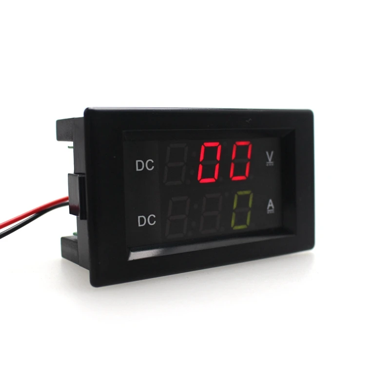 Двойной дисплей LED DC Цифровой вольтметр Амперметр 600V 1000A источник питания 3 5-30 V