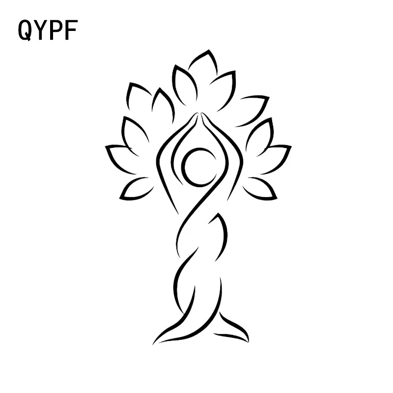QYPF 9 3*14 8 интересный милый мультяшный декор для йоги медитации Автомобильная