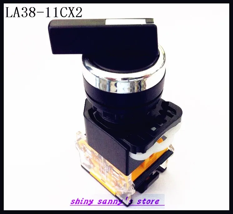 1Pcs LA38-11CX2 Long Handle 2 Position NO NC Maintained Selector Switch Rotary Switch Brand New
1Pcs LA38-11CX2 Long Handle 2 Position NO NC Maintained Selector Switch Rotary Switch Brand New