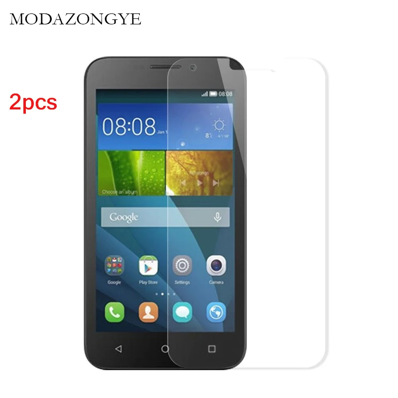 2 шт закаленное стекло Huawei Y5C защита экрана Y541 Y541-u02 Защитная пленка 2.5D | Мобильные