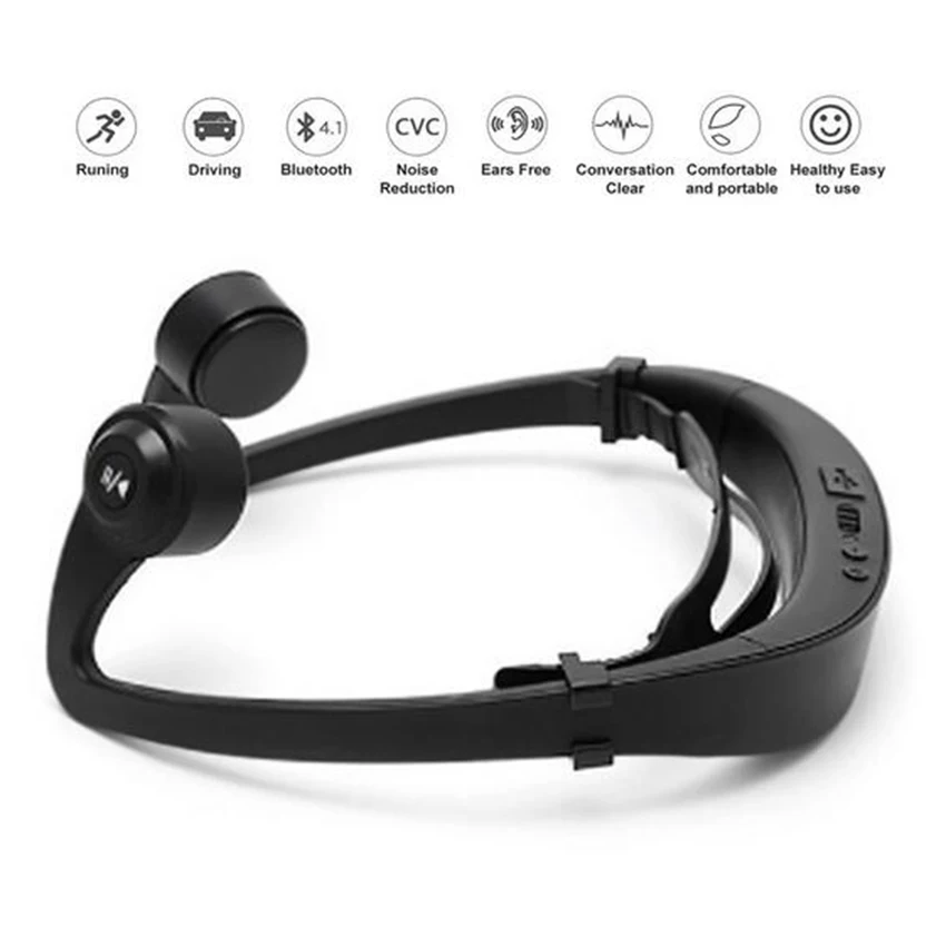Earphone 4.2 Bone Conduction Headphones With Mic Noise Reduction Outdoor Sports Headphones Black Wireless
Earphone 4.2 Bone Conduction Headphones With Mic Noise Reduction Outdoor Sports Headphones Black Wireless