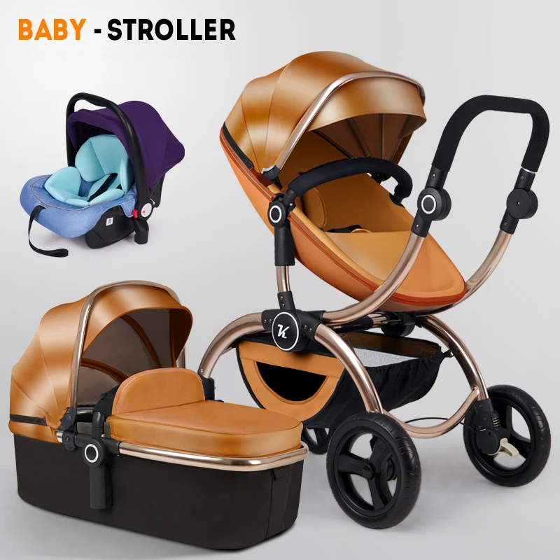 European luxury 3 in 1 stroller high landscape can sit reclining lightweight folding shock absorbers newborn winter and summer
European luxury 3 in 1 stroller high landscape can sit reclining lightweight folding shock absorbers newborn winter and summer