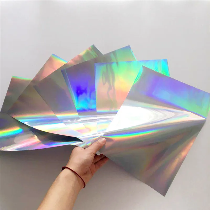 Myfoils 50 sheets A4 silver holographic hot stamping foil for paper by laser printer laminating foil
Myfoils 50 sheets A4 silver holographic hot stamping foil for paper by laser printer laminating foil