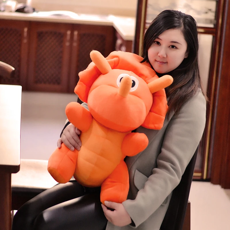 big new plush Triceratops dinosaurs toy orange cartoon dinosaur doll gift about 65cm
big new plush Triceratops dinosaurs toy orange cartoon dinosaur doll gift about 65cm