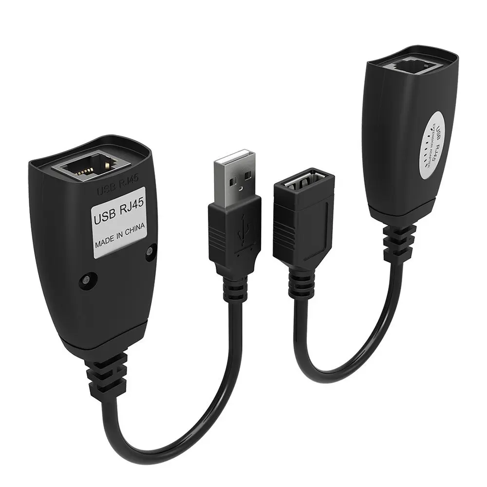 Кабель-Удлинитель USB 2,0/Ethernet RJ45, до 164ft, для подключения кабеля локальной сети CAT5
Кабель-Удлинитель USB 2,0/Ethernet RJ45, до 164ft, для подключения кабеля локальной сети CAT5