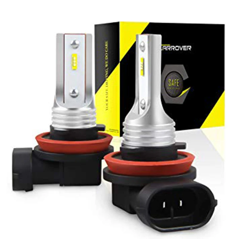 H11/H8/H9/H16(JP) LED Fog Lights 2000LM, Fog Light Bulbs Front, 12V, 6000K White, 2 Lamps
H11/H8/H9/H16(JP) LED Fog Lights 2000LM, Fog Light Bulbs Front, 12V, 6000K White, 2 Lamps