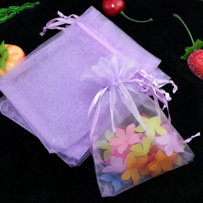 Маленькие подарочные мешочки из органзы 5 х7 см 100 шт./лот|bag a|bag smallbags wholesale |