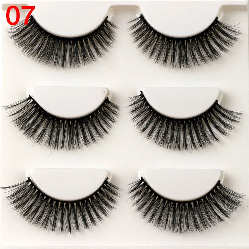 100% Handmade Eye Lashes Real Mink Makeup 3pair/lot Thick Fake False Eyelashes Natural Eyelashes Full Strip Lashes Maquiagem 07
100% Handmade Eye Lashes Real Mink Makeup 3pair/lot Thick Fake False Eyelashes Natural Eyelashes Full Strip Lashes Maquiagem 07