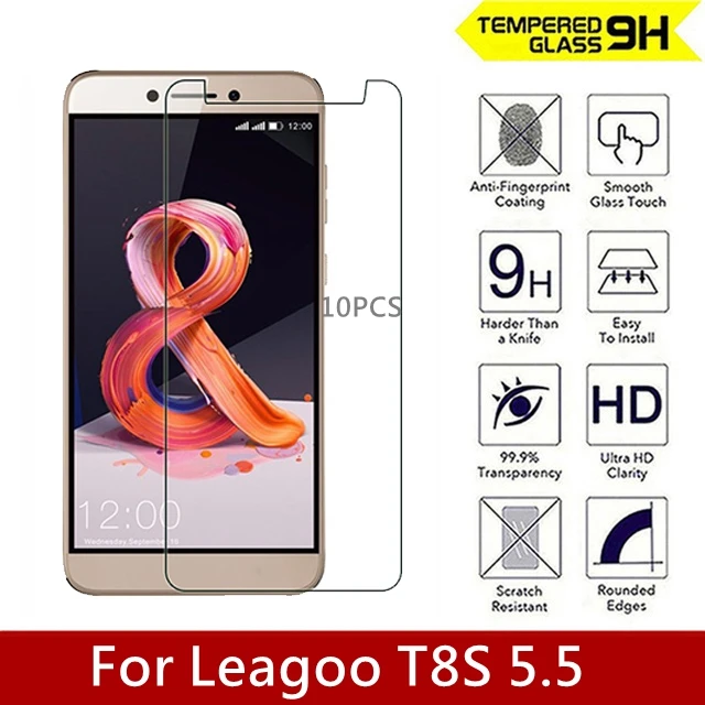 10 шт./лот 9H 2.5D Закаленное стекло для защиты экрана от царапин для Leagoo T8S ультратонкая HD пленка для экрана для Leagoo T8S 5,5
10 шт./лот 9H 2.5D Закаленное стекло для защиты экрана от царапин для Leagoo T8S ультратонкая HD пленка для экрана для Leagoo T8S 5,5