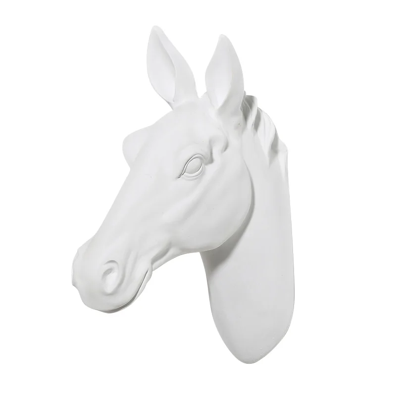 Nordic Style Wall Hanging Horses Head Statues Animals Figurine Resin Art&Craft Home TV Wine Cabinet Wall Decorative 55cm R674
Nordic Style Wall Hanging Horses Head Statues Animals Figurine Resin Art&Craft Home TV Wine Cabinet Wall Decorative 55cm R674