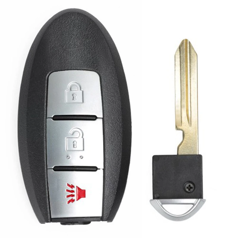 KEYECU Pair Smart Remote Control Car Key With 3 Button 433MHz ID46 Chip - FOB for Nissan Armada 2017 18, Cube 2009 10, TWB1U825
KEYECU Pair Smart Remote Control Car Key With 3 Button 433MHz ID46 Chip - FOB for Nissan Armada 2017 18, Cube 2009 10, TWB1U825