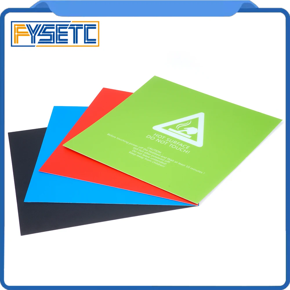 5pcs Black/Red/Green/Blue 220x220mm Frosted Heated Bed For Wanhao i3 Anet A8 A6 Ender-3 Sticker Build Sheet Build Plate Tape
5pcs Black/Red/Green/Blue 220x220mm Frosted Heated Bed For Wanhao i3 Anet A8 A6 Ender-3 Sticker Build Sheet Build Plate Tape