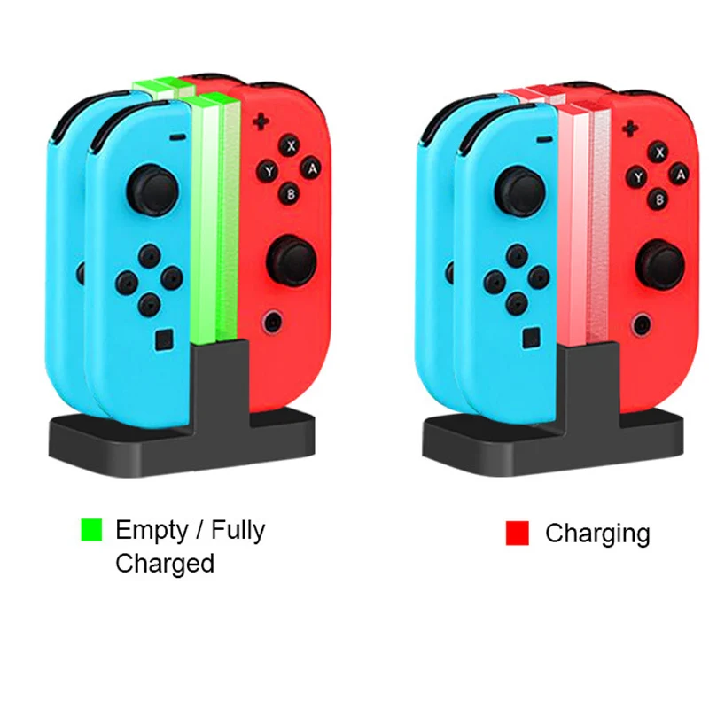 Nintend Switch Controller Charger for Nintendos Switch, Joy-Cons Charging Dock Station with 4 Charging Dock + LED indication
Nintend Switch Controller Charger for Nintendos Switch, Joy-Cons Charging Dock Station with 4 Charging Dock + LED indication