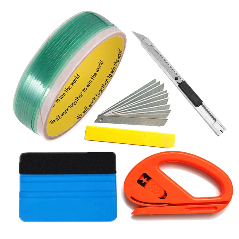 5M Knifeless Finish Tape with Squeegee Tools Kit for Car Vinyl Wrapping Trim Cutting M8617
5M Knifeless Finish Tape with Squeegee Tools Kit for Car Vinyl Wrapping Trim Cutting M8617