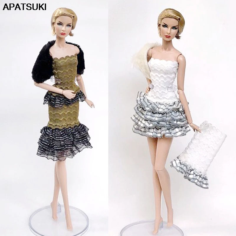 1set High Fashion Doll Clothes for Barbie Doll Outfits Top Shirt & Skirt & Shawl Party Gown 1/6 Doll Accessories Kids Toy
1set High Fashion Doll Clothes for Barbie Doll Outfits Top Shirt & Skirt & Shawl Party Gown 1/6 Doll Accessories Kids Toy