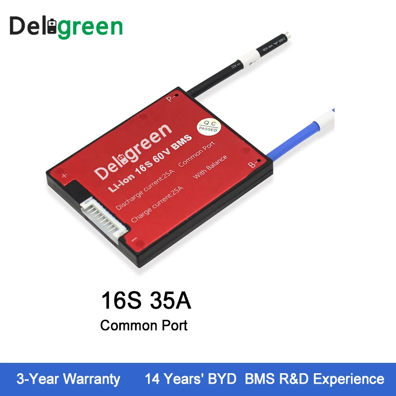 Deligreen 16 S 35A 48 V PCM/PCB/BMS для 3 2 Номинальный литиевый аккумулятор 18650 LiFePO4 | Электроника