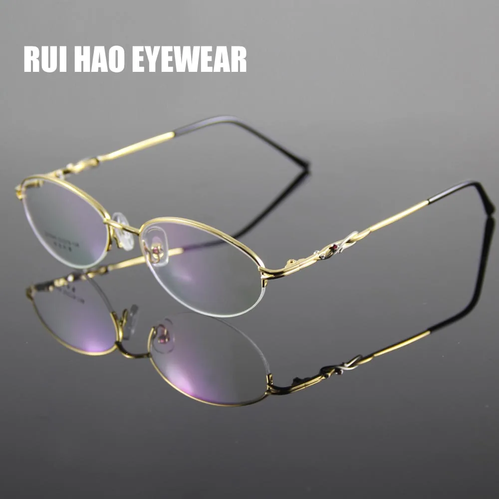 Оправа для очков овальная Женская оправа без оправы|oval eyeglass frames|women spectacle frameframe women