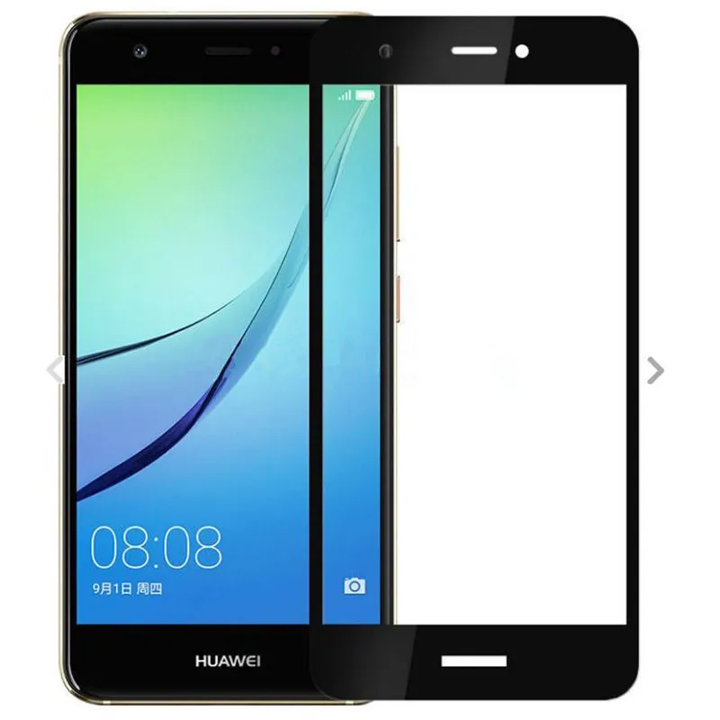 Белое золотое черное закаленное стекло с полным покрытием для Huawei Nova 2 Plus Lite 2S 3E 3 3i