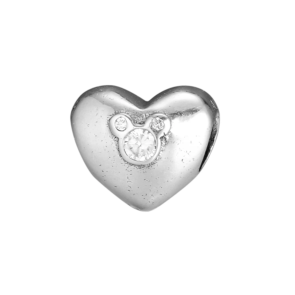 CKK Beads Charms Heart of Mickey Silver 925 Original Fits Europe Bracelet Sterling Silver Jewelry Making Charm Bead
CKK Beads Charms Heart of Mickey Silver 925 Original Fits Europe Bracelet Sterling Silver Jewelry Making Charm Bead