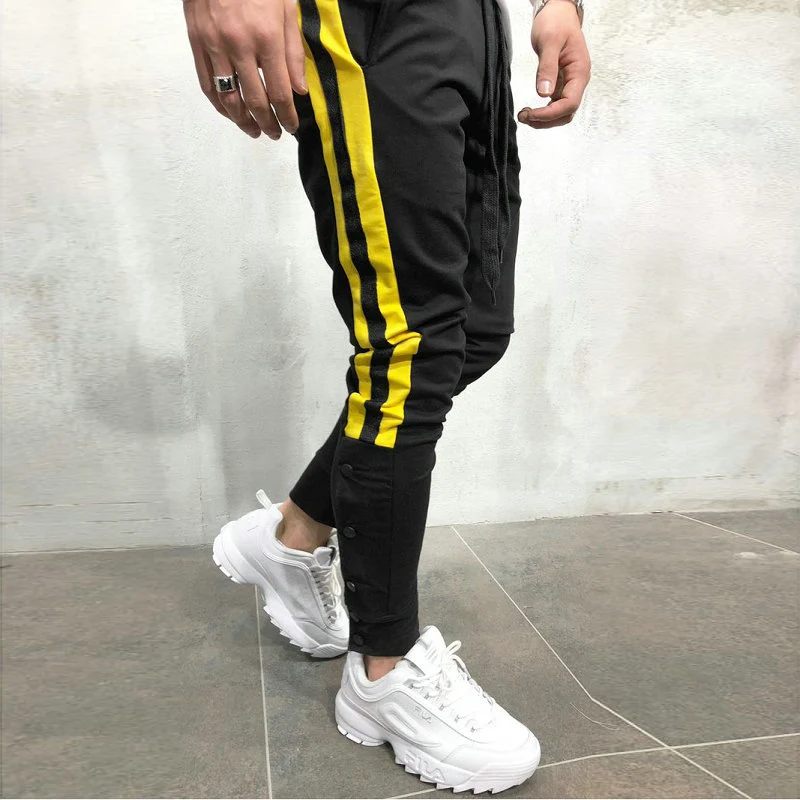 Striped Joggers Men Patchwork Streetwear Sweatpants Casual Slim Fit Hip Hop Harem Track Pants Drawstring Mens Joggers Pants
Striped Joggers Men Patchwork Streetwear Sweatpants Casual Slim Fit Hip Hop Harem Track Pants Drawstring Mens Joggers Pants
