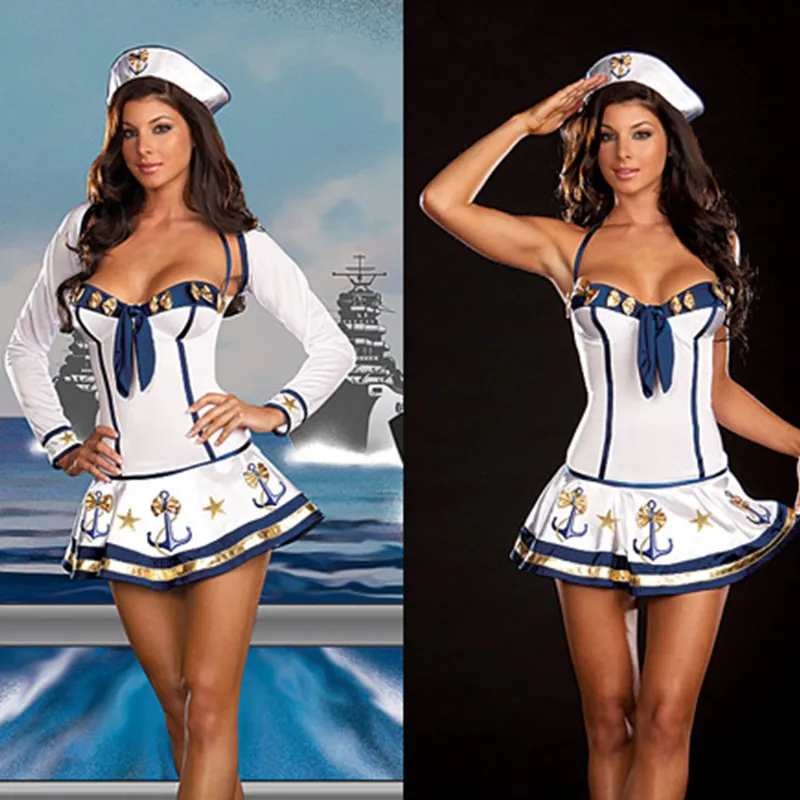 Fantasy Marinheira White High Quality Adult Sexy Female Sailor Girl Costume Womens Sea Sailor Costume Cosplay
Fantasy Marinheira White High Quality Adult Sexy Female Sailor Girl Costume Womens Sea Sailor Costume Cosplay
