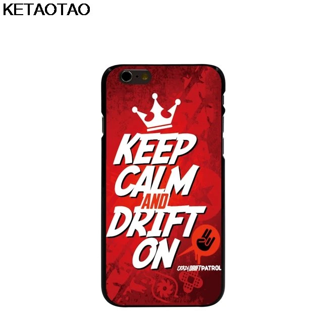 KETAOTAO KEEP CALM AND DERIVES чехлы для телефонов iPhone 4S 5C 5S 6S 7 8 Plus X Samsung S8 9 NOTE чехол Мягкий ТПУ