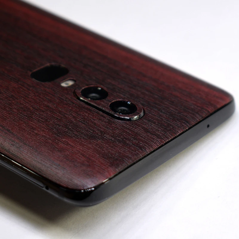 Винтажная наклейка на телефон с деревянными венами 4 цвета для OnePlus 6 6T роскошный