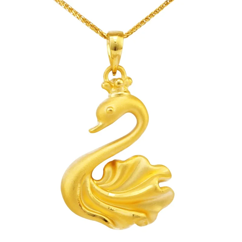 24K желтое золото кулон горячая распродажа женский 999 3D желтое золото Корона лебедь кулон P6219
24K желтое золото кулон горячая распродажа женский 999 3D желтое золото Корона лебедь кулон P6219