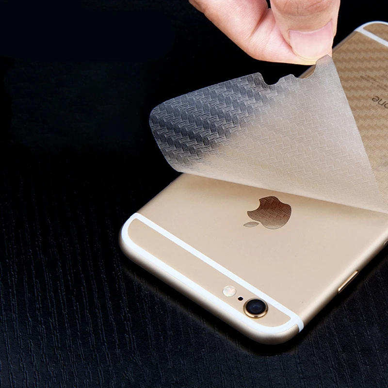 Задняя пленка из углеродного волокна наклейки на мобильный телефон для Apple iPhone 6 6S