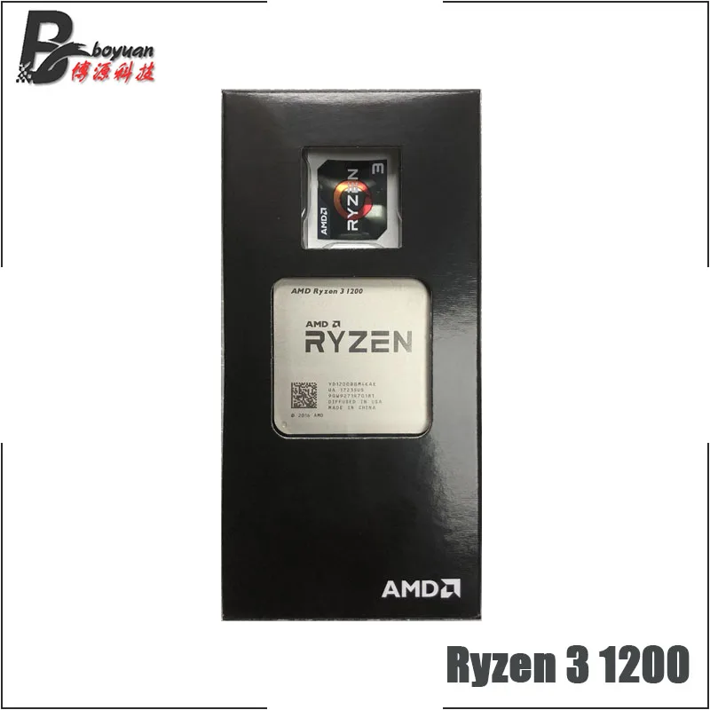 Четырехъядерный процессор AMD Ryzen 3 1200 R3 1 GHz YD1200BBM4KAE Socket AM4|cpu processor|amd socket 33 ghz processor |