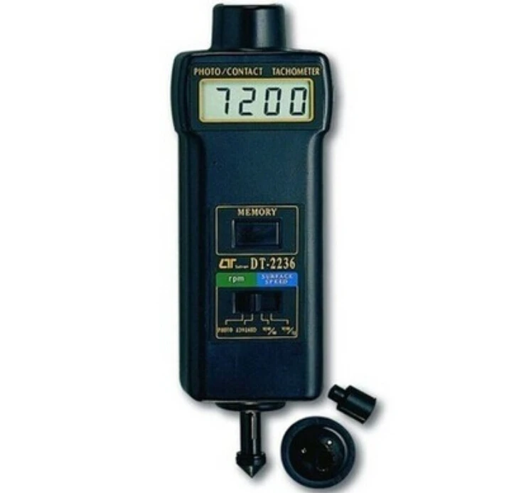 Tachometer DT-2236 Digital Revolution Meter Photoelectric / Exposure To Dual-use Tachometer DT2236
Tachometer DT-2236 Digital Revolution Meter Photoelectric / Exposure To Dual-use Tachometer DT2236