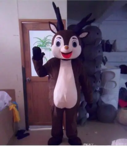 New Adult Cute Deluxe Brown Deer Party Mascot Costume Christmas Fancy Dress Halloween Mascot Costume Free Ship
New Adult Cute Deluxe Brown Deer Party Mascot Costume Christmas Fancy Dress Halloween Mascot Costume Free Ship