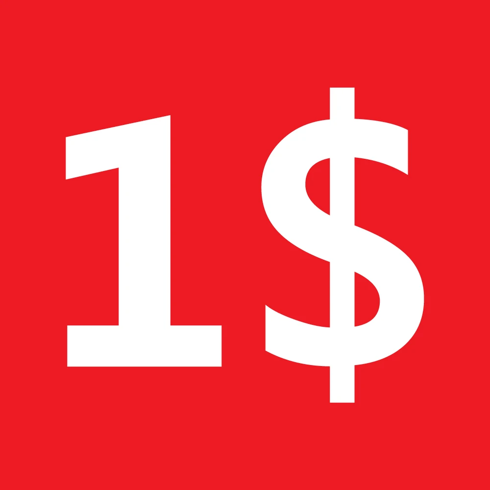 1 $