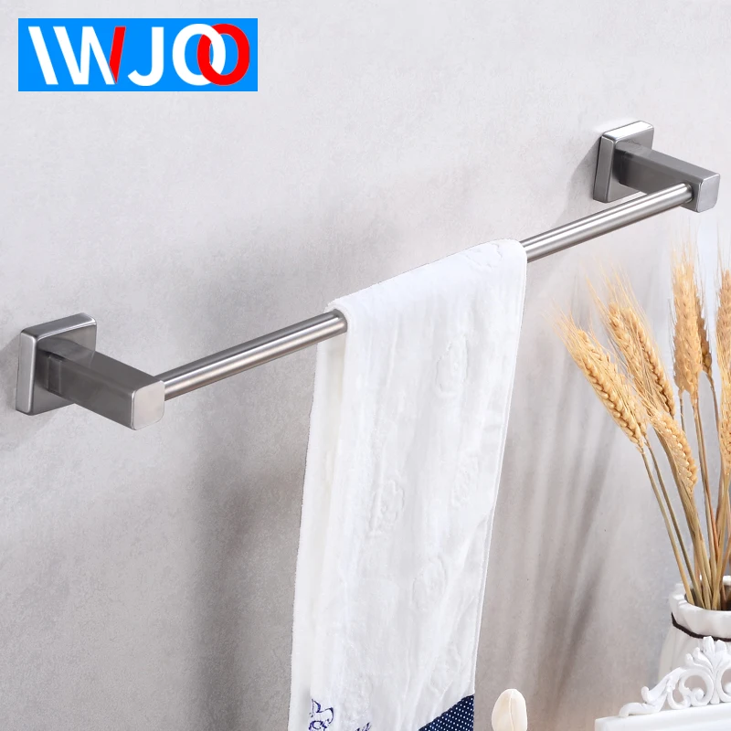 Stainless Steel Towel Bar Single Wall Mounted Bathroom Towel Rack Hanging Holder Robe Towel Rail Hanger Shelf Bathroom Hardware
Stainless Steel Towel Bar Single Wall Mounted Bathroom Towel Rack Hanging Holder Robe Towel Rail Hanger Shelf Bathroom Hardware