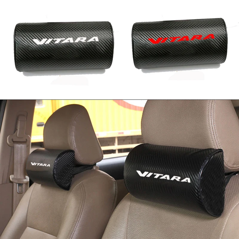 Carbon Fiber Texture PU leather Auto Car Seat Head Neck Rest Cushion Headrest Pad Car Neck Pillow For Suzuki Vitara
Carbon Fiber Texture PU leather Auto Car Seat Head Neck Rest Cushion Headrest Pad Car Neck Pillow For Suzuki Vitara
