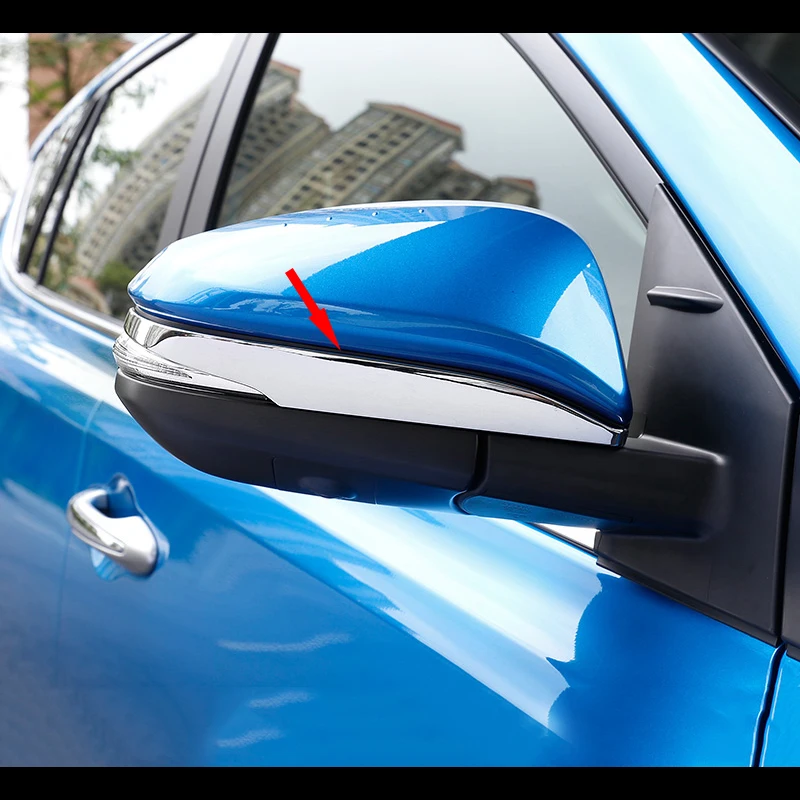 ABS хром для Toyota RAV4 RAV 4 2014 2015 2016 2017 2018 аксессуары зеркало заднего вида автомобиля