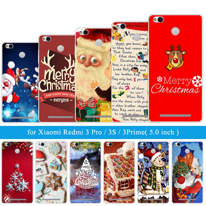 Для Coque Xiaomi Redmi 3 S Чехол Рождественский чехол с ночным мотивом 5 0 "прозрачный ТПУ