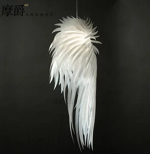 Modern Loft Designer Feather Chandelier White Art Angel Wings Bedroom Study Hanging Light Fixtures Free Shipping
Modern Loft Designer Feather Chandelier White Art Angel Wings Bedroom Study Hanging Light Fixtures Free Shipping