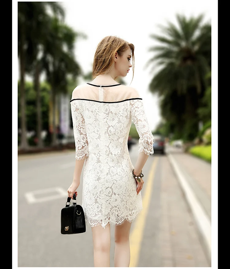 White Lace Women Dress Elegant Half Sleeve Above Knee Mni Vestido Famale Summer Fashion Wear 2021 Womens Clothes RWD174011
White Lace Women Dress Elegant Half Sleeve Above Knee Mni Vestido Famale Summer Fashion Wear 2021 Womens Clothes RWD174011