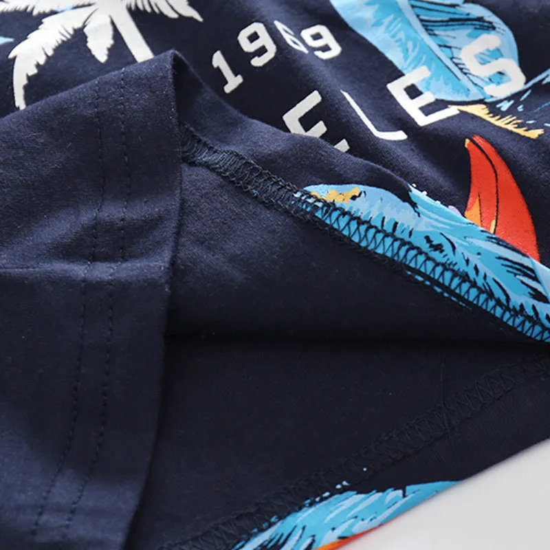 GEMT children's adjustment 2019 summer new European and American style cotton children's printing short-sleeved shorts two-piece
GEMT children's adjustment 2019 summer new European and American style cotton children's printing short-sleeved shorts two-piece