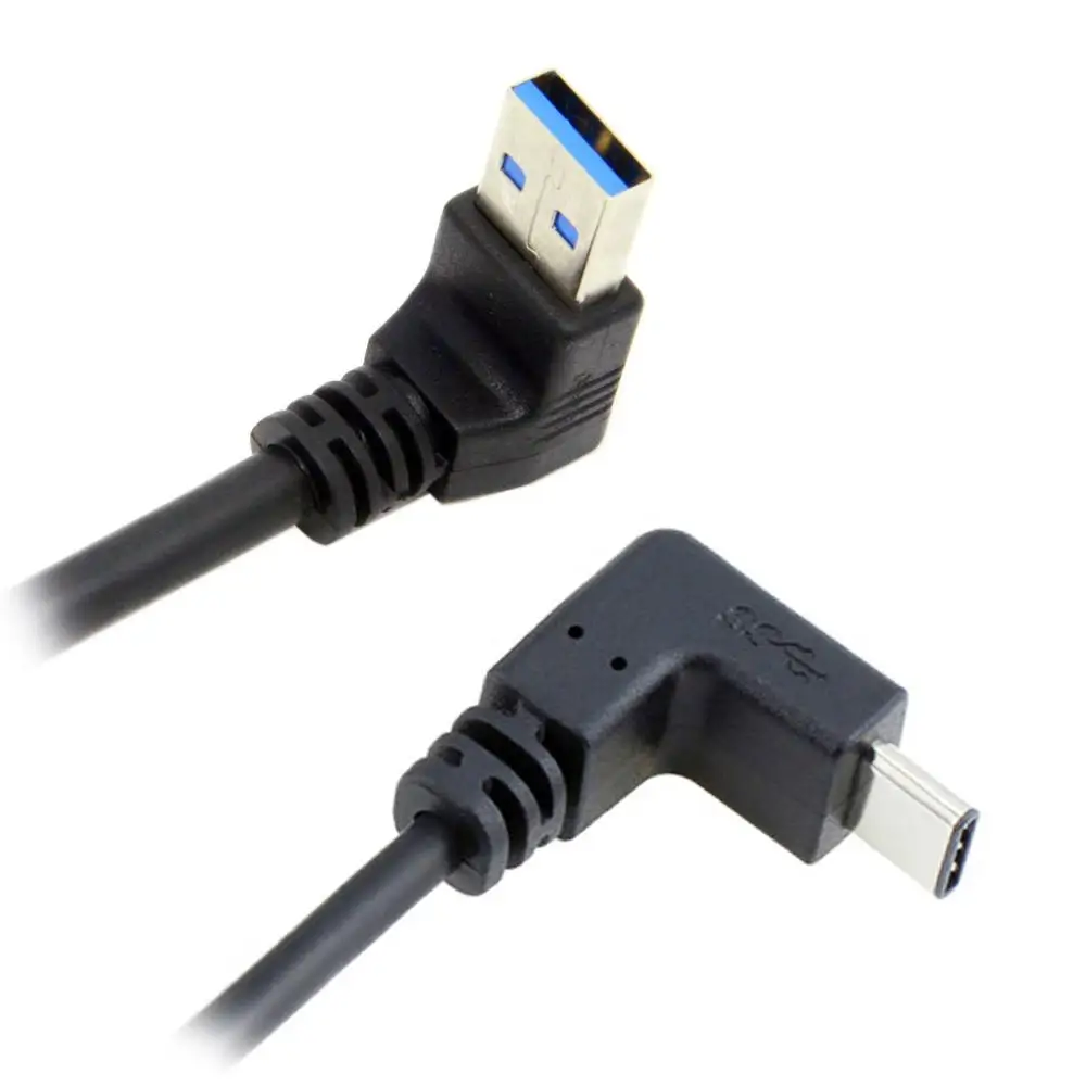 Xiwai USB 3.1 USB-C Up & Down Angled to 90D Down Angled A Male Data Cable for Laptop
Xiwai USB 3.1 USB-C Up & Down Angled to 90D Down Angled A Male Data Cable for Laptop