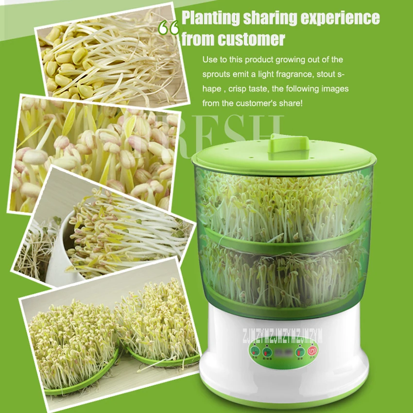 1PC perfect digital timer microcomputer intelligent double bean sprouts machine with Intelligent microcomputer 220V 20W
1PC perfect digital timer microcomputer intelligent double bean sprouts machine with Intelligent microcomputer 220V 20W