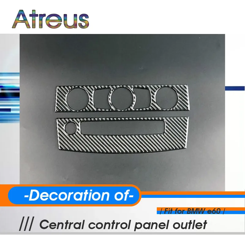 Atreus Carbon Fiber Interior Trim Air conditioning CD control panel decoration for BMW e60 5-series 2004-2010 accessories
Atreus Carbon Fiber Interior Trim Air conditioning CD control panel decoration for BMW e60 5-series 2004-2010 accessories