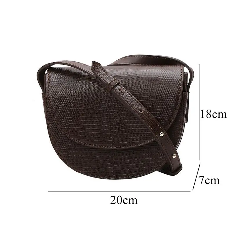 WOONAM Women Fashion Bag Top Hide Genuine Calf Leather in Lizard Pattern Small Saddle Satchel Cross-body Handbag WB735
WOONAM Women Fashion Bag Top Hide Genuine Calf Leather in Lizard Pattern Small Saddle Satchel Cross-body Handbag WB735