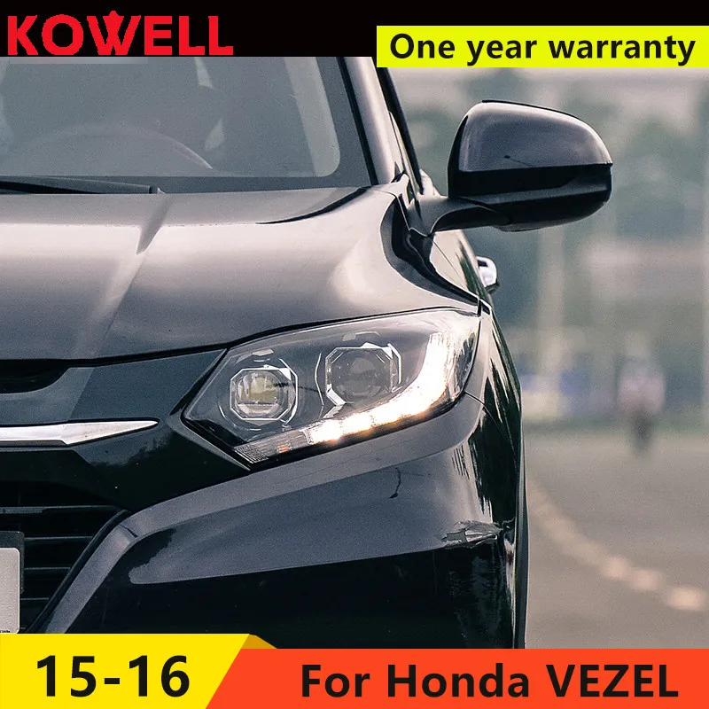 KOWELL автомобильный Стайлинг для honda VEZEL HRV головной светильник светодиодный головной свет DRL светильник Биксеноновые линзы HID
KOWELL автомобильный Стайлинг для honda VEZEL HRV головной светильник светодиодный головной свет DRL светильник Биксеноновые линзы HID
