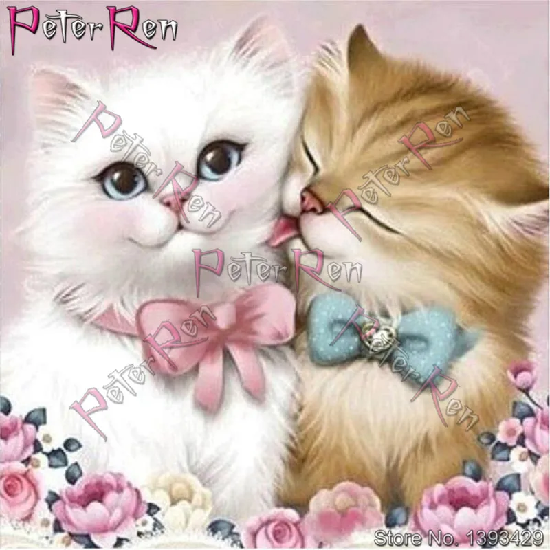 Peter ren Diamond Painting Animal kitten crystal Mosaic Pasted Full Paintings Diamond Embroidery Cat Craft Rhinestone Needlework
Peter ren Diamond Painting Animal kitten crystal Mosaic Pasted Full Paintings Diamond Embroidery Cat Craft Rhinestone Needlework
