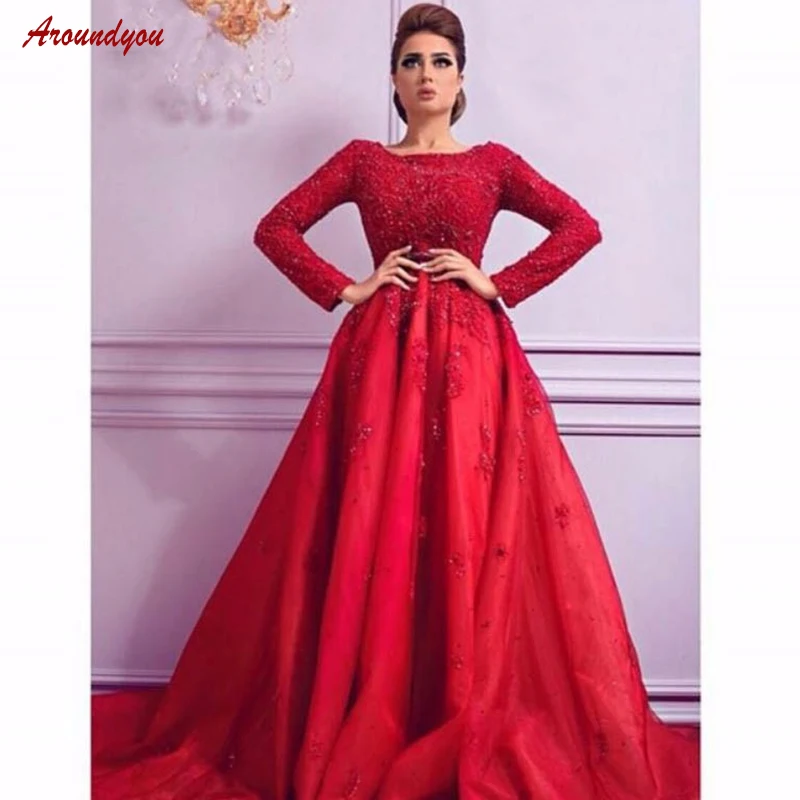 Long Sleeve Red Mother of the Bride Dresses for Wedding Party Plus Size Evening Gowns Groom Godmother Dinner Dresses 2018
Long Sleeve Red Mother of the Bride Dresses for Wedding Party Plus Size Evening Gowns Groom Godmother Dinner Dresses 2018