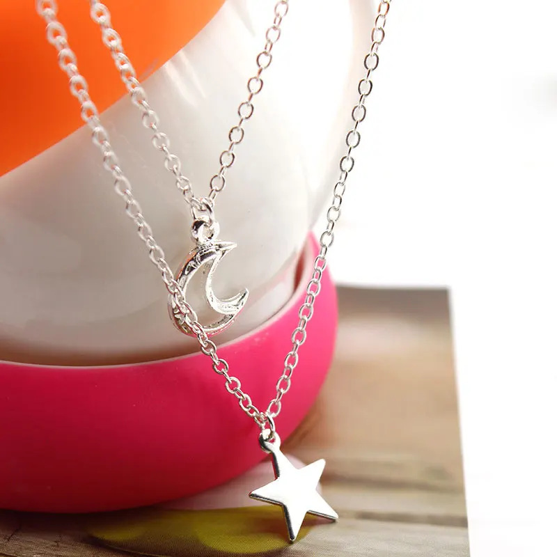 Fashion Moon Star Pendant Necklace Women Gold Choker Jewelry Collares Necklaces XL102 Dropshipping
Fashion Moon Star Pendant Necklace Women Gold Choker Jewelry Collares Necklaces XL102 Dropshipping