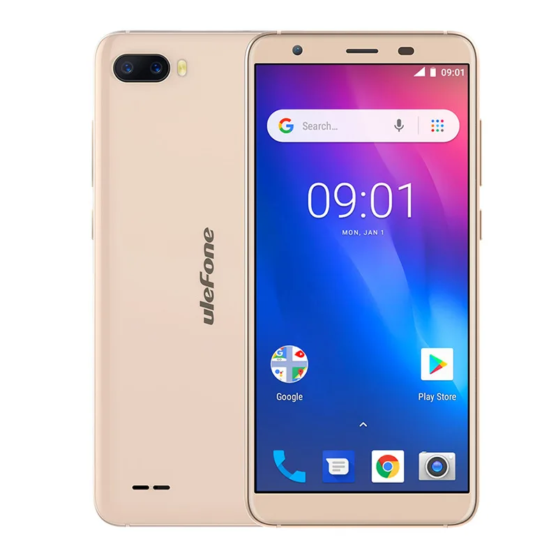 Ulefone S1 5 дюймов 18:9 MTK6580 4 ядра мобильного телефона Android 8 1 ГБ Оперативная память